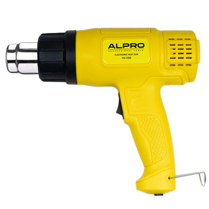 ALPRO 1800W  Hot Air Heat Gun with Dual Temperature (350°C|550°C) for Shrink Wrapping, Packing, Paint Removal, Industrial Applications