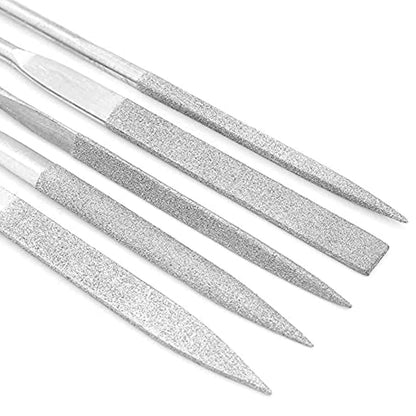 MAF 5NFS 14cm Needle File Set for Metal, Glass, Stone, Jewelry, Art and Craft Work Tool Set