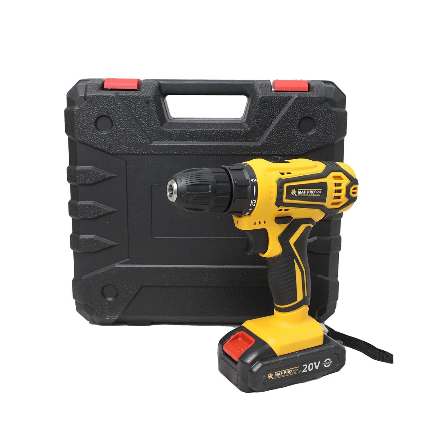 MAF PRO MCK20020 20V Variable Speed Electric Impact Drill Kit (10 mm d