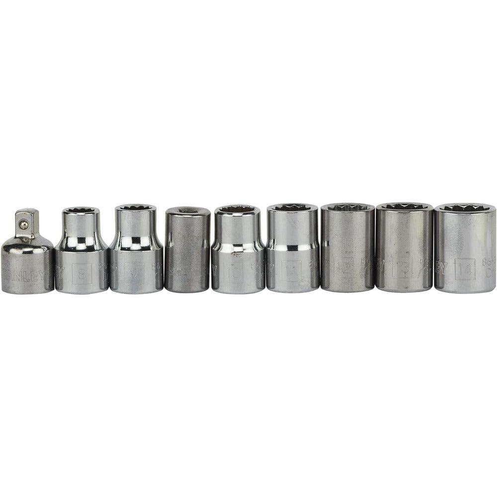 Stanley 89516 46-Piece 1/4 and 3/8 Drive Socket Bit Set