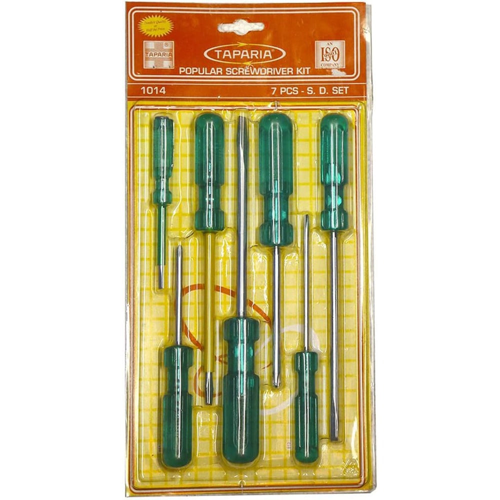 Taparia 1014 7-Piece Blister Packaging Screw Driver Kit