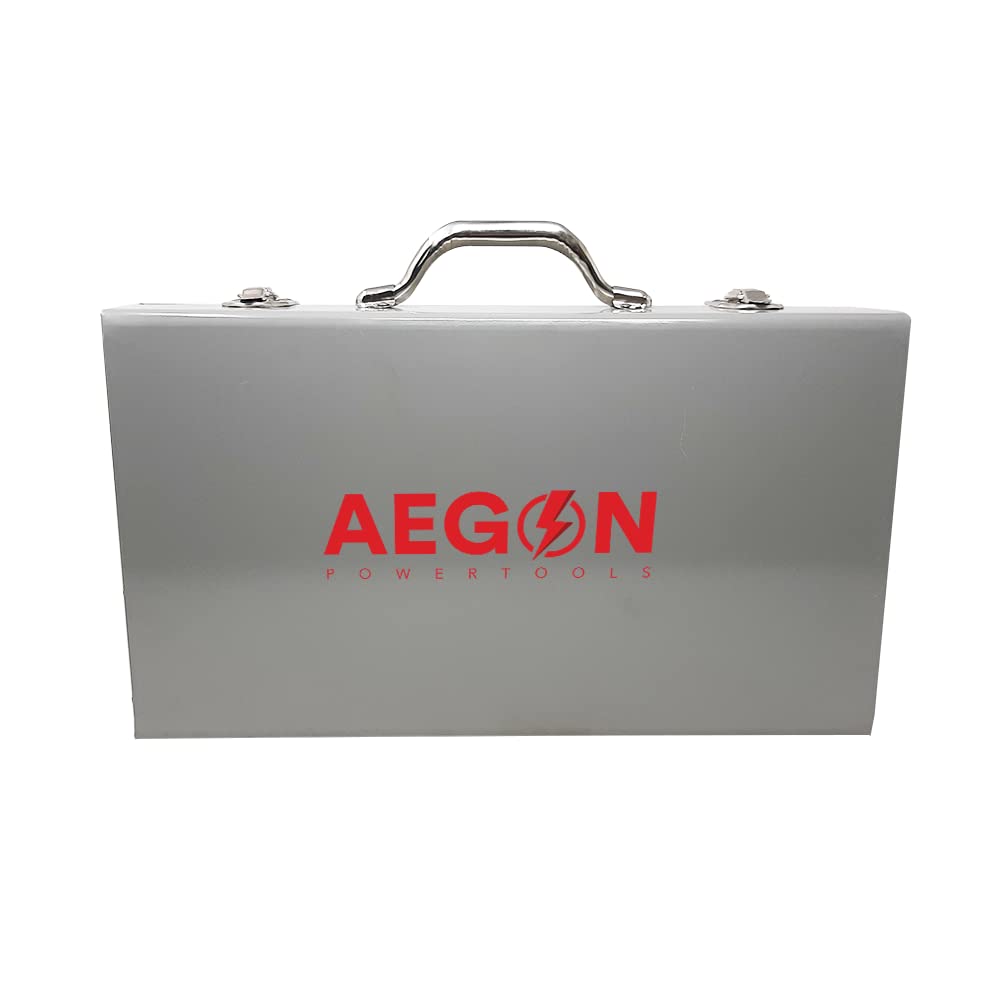 Aegon AH810 - हैवी ड्यूटी प्रोफेशनल 5 किग्रा डिमोलिशन हैमर/कंक्रीट ब्रेकर (900W, 2900Bpm, 17Mm, हरा)