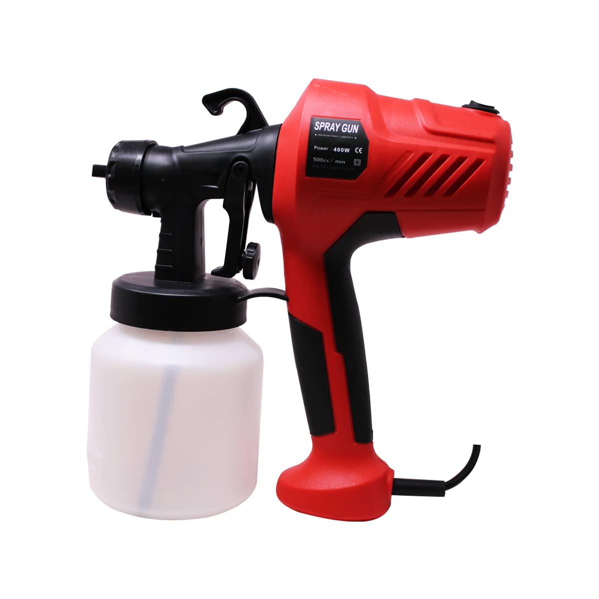 Aegon APSG-800 Multipurpose Electric Paint Spray Gun / Paint Sprayer (400W | 2.5mm Nozzle | 800 Ml Capacity | 1-3 MPa | 22000 RPM | 100 din/sec Viscosity)