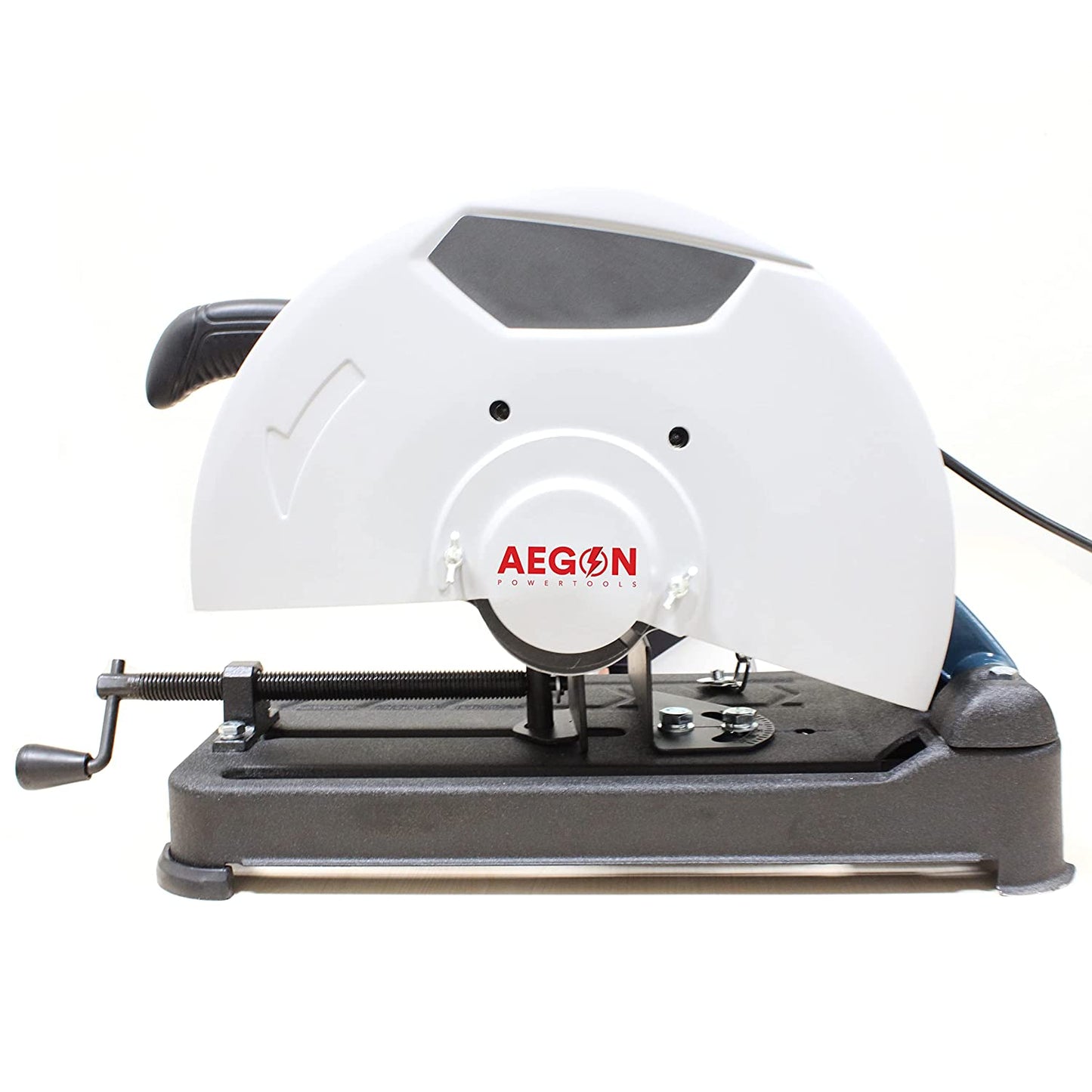 Aegon ACM14-Blue - 14 Inch Chop Saw Machine with Locking Chain & Variable Speed (2400 W, 3800 Rpm, 355mm)