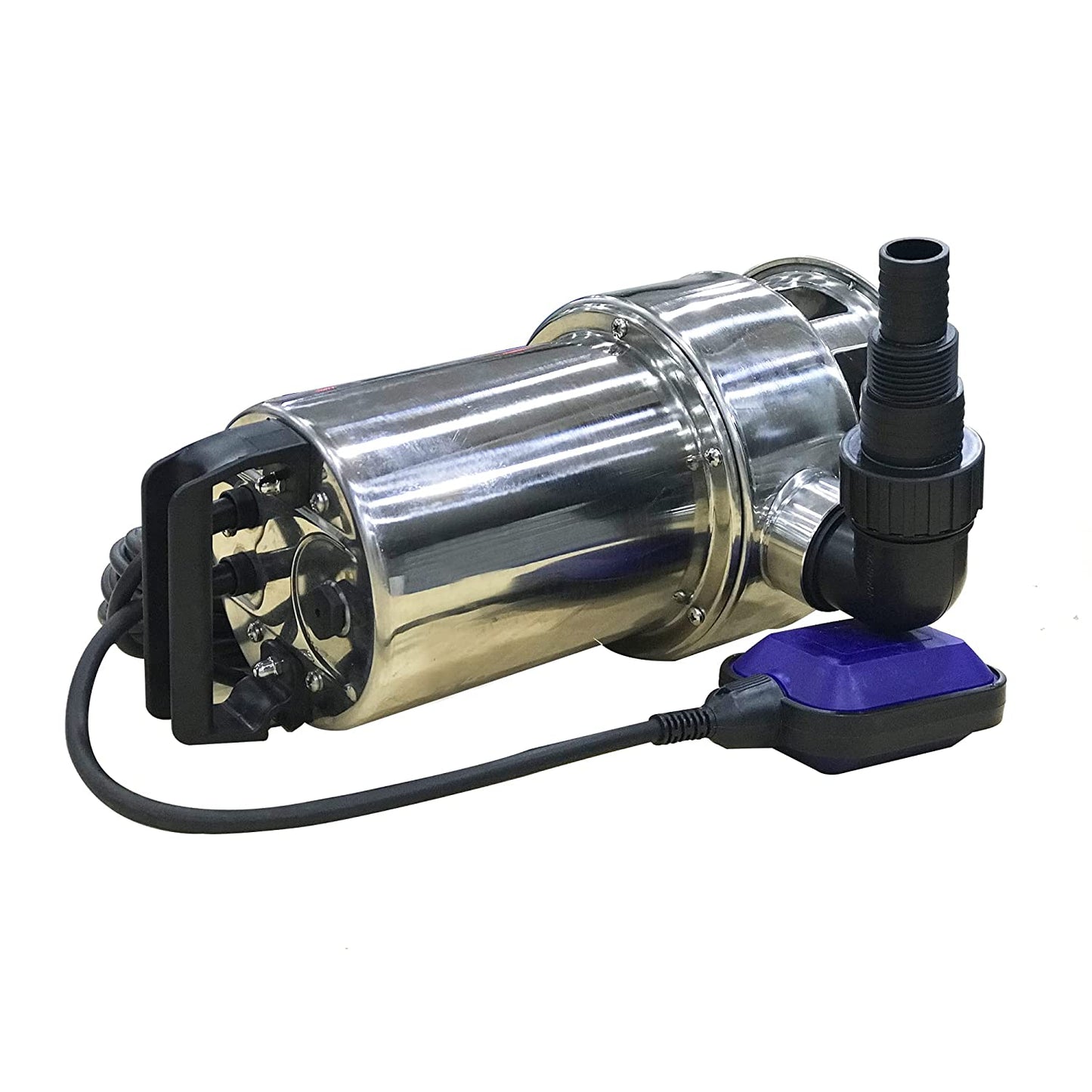 Aegon ASP750-SS - 1HP Single Phase IPX8 Stainless Steel Submersible Sewage Pump with Float Switch (750W, 13500 L/H, Head 9.5mtr, Depth 7m)
