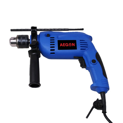 Aegon ADM13MM-Blue 650W Impact Drill Machine/Screwdriver & Hand Tools Kit with 121 Accessories for DIY, Home and Professional Use